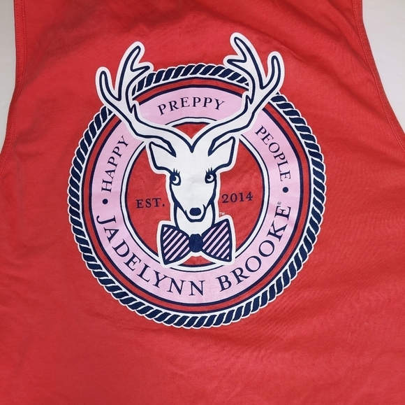 Jadelynn Brooke Sleeveless Deer Tank Shirt XL - Picture 5 of 5